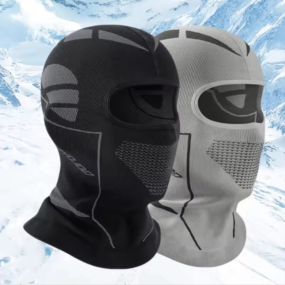 Balaclava Ski Mask - หน้ากากบาลาคลาวาสำหรับผู้ชายและผู้หญิง ป้องกันความหนาวเย็น กันลม คลุมเต็มหน้า เหมาะสำหรับเล่นสกี ปั่นจักรยาน