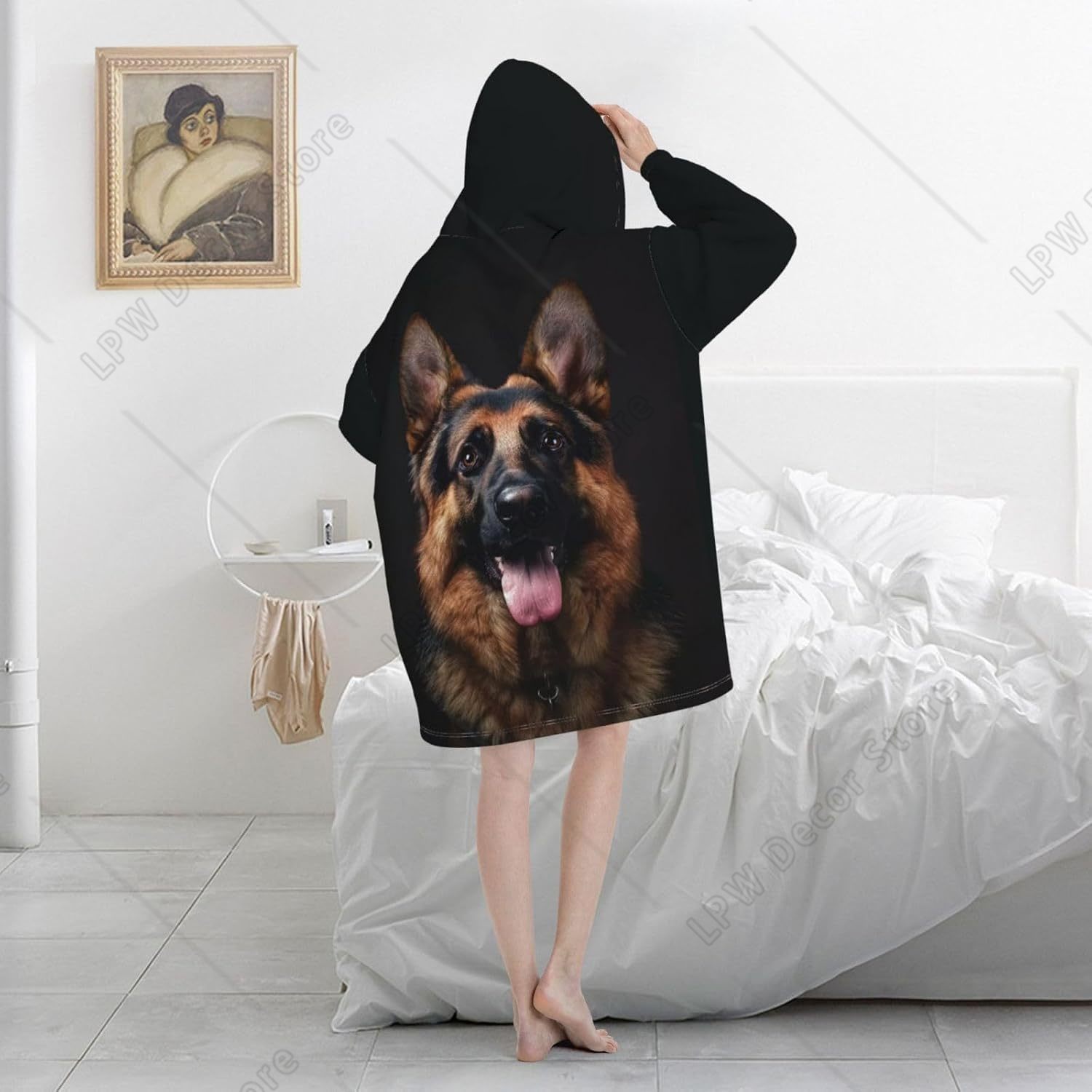 เสื้อฮู้ดผ้าห่มสำหรับสุนัขพันธ - Sherpa Hoodie Fleece บทวิจารณ์และราคา