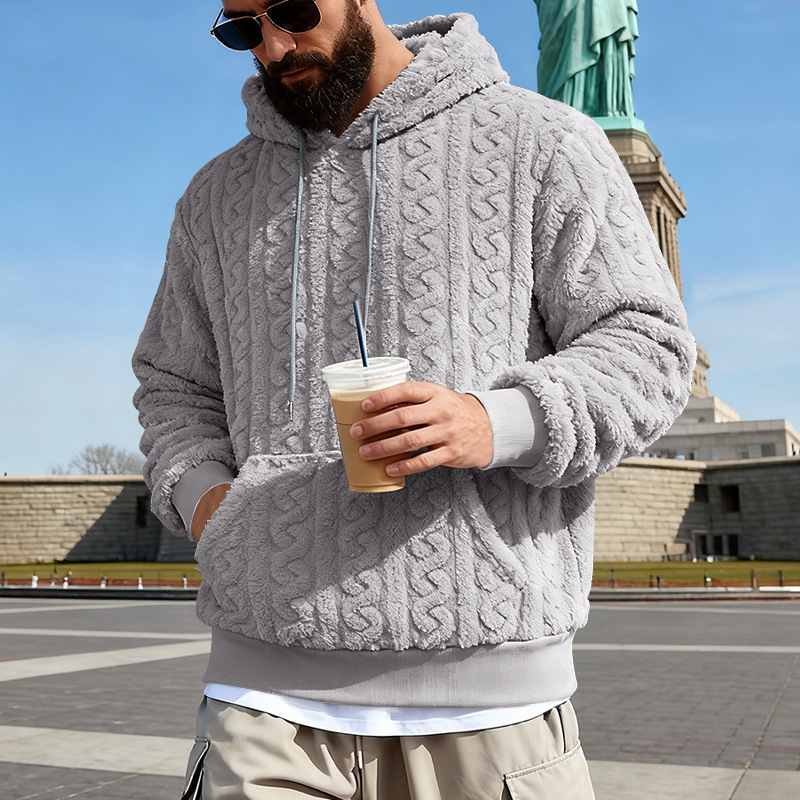 เสื้อฮู้ดผู้ชายผ้าฟลีซบุขนเชอร - Sherpa Hoodie Fleece บทวิจารณ์และราคา