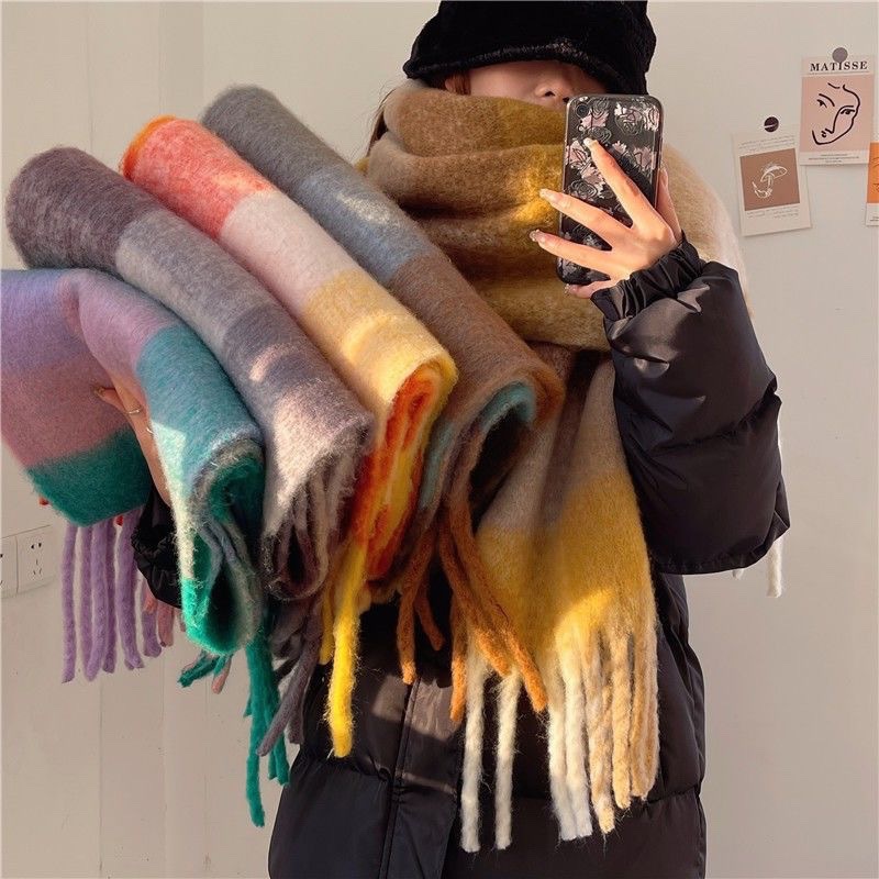 2025Newฤดูหนาวหนาผ้าพันคอผู้หญ - Shawl Wrap Winter บทวิจารณ์และราคา