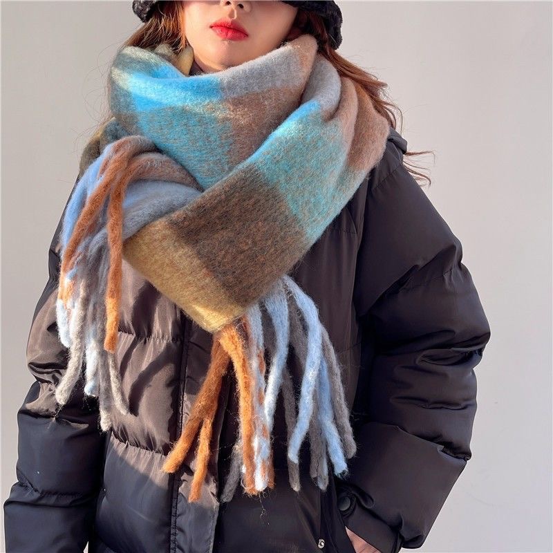 2025Newฤดูหนาวหนาผ้าพันคอผู้หญ - Shawl Wrap Winter บทวิจารณ์และราคา