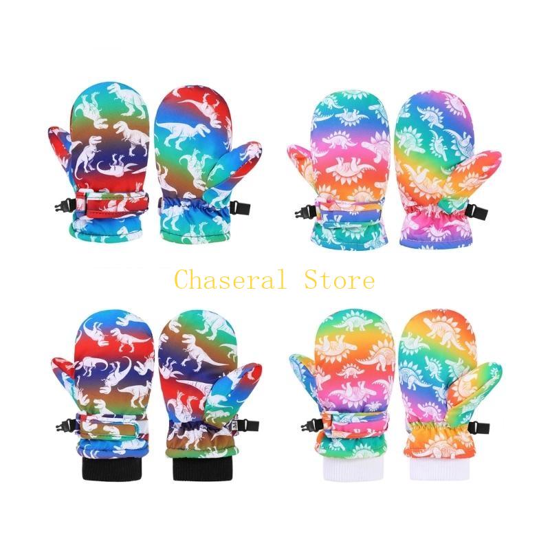 ถุงมือหิมะสีสันสดใสของเด็กชายแ - Snow Glove Insulated บทวิจารณ์และราคา