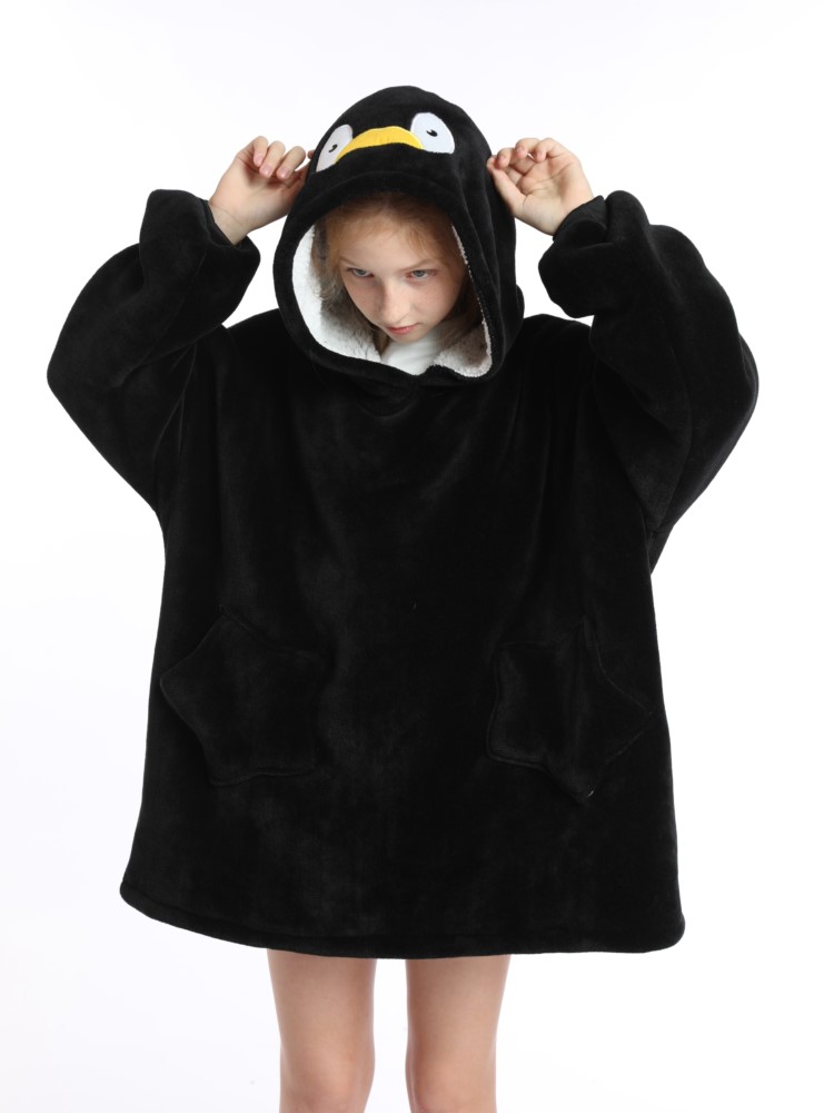 ผ้าห่มเชอร์ปาสำหรับวัยรุ่นฤดูห - Sherpa Hoodie Fleece บทวิจารณ์และราคา